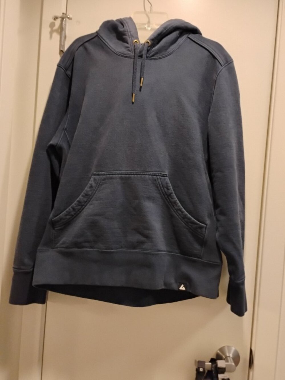 American Giant Mens Large Classic Pullover heavyweight hoodie Dark Blue M1-1A